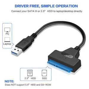 USB TO SATA 2.0v cable plus type c